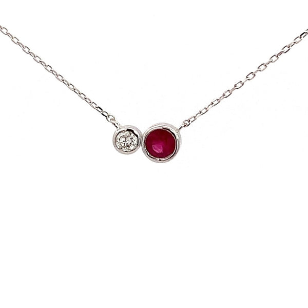 Pink deals ruby necklace