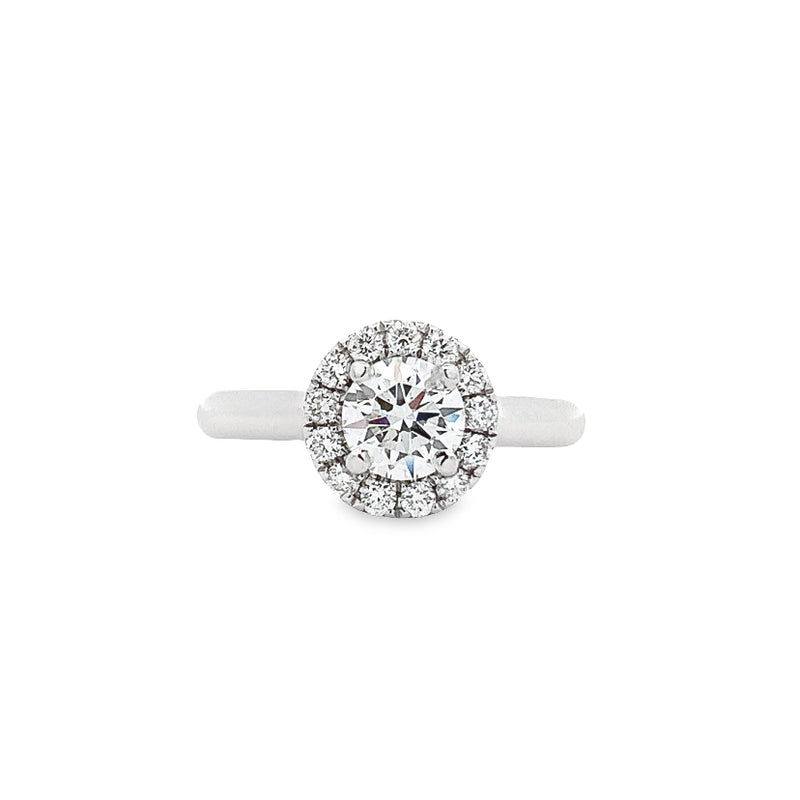 Parrys Jewellers Platinum Halo Ring