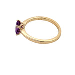 Parrys Jewellers9ct Yellow Gold 6mm Cushion Cut Amethyst Ring