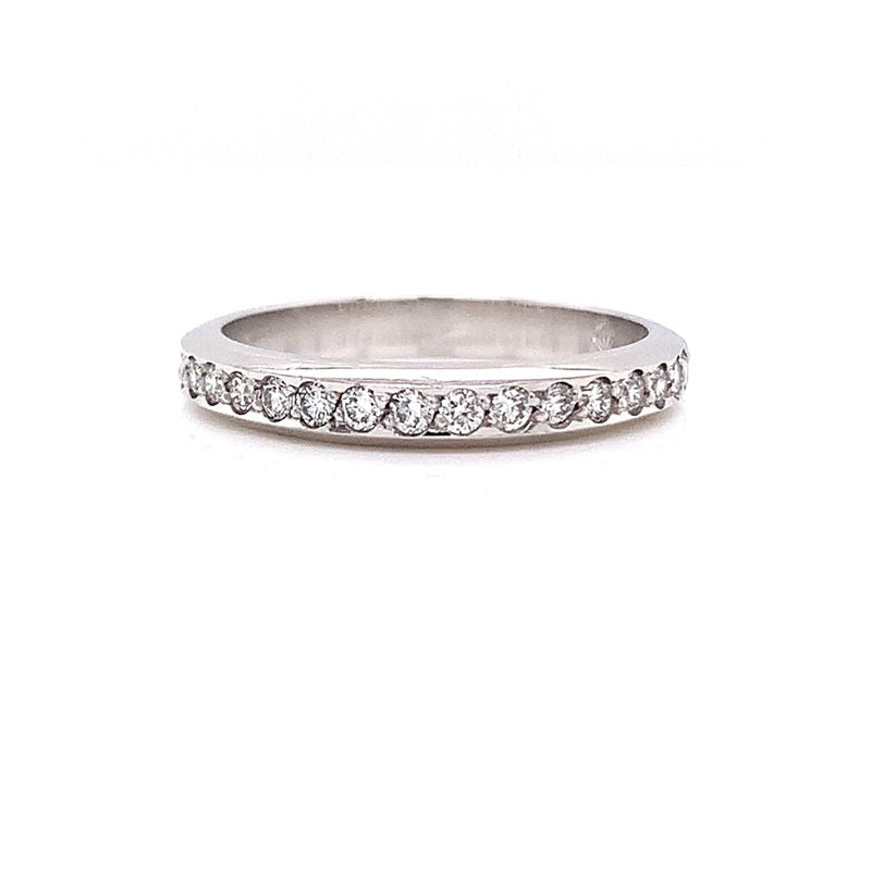 Parrys Jewellers 18ct White Gold Diamond Wedding Band TDW = 0.33ct