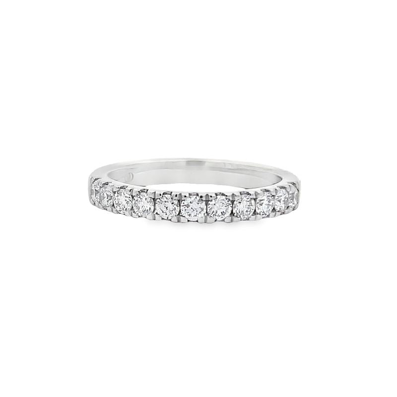 Parrys Jewellers 18ct White Gold 11rb=0.56ct GSI Diamond Set Band