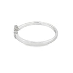 Parrys Jewellers 9ct White Gold 0.10ct Diamond Set Band TDW 0.10ct