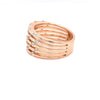 Parrys Jewellers 9ct Rose Gold Diamond Set Ring TDW 0.81ct