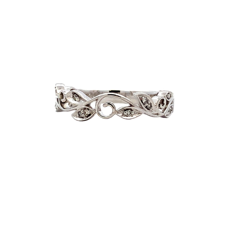 Parrys Jewellers 9ct White Gold Dress Ring