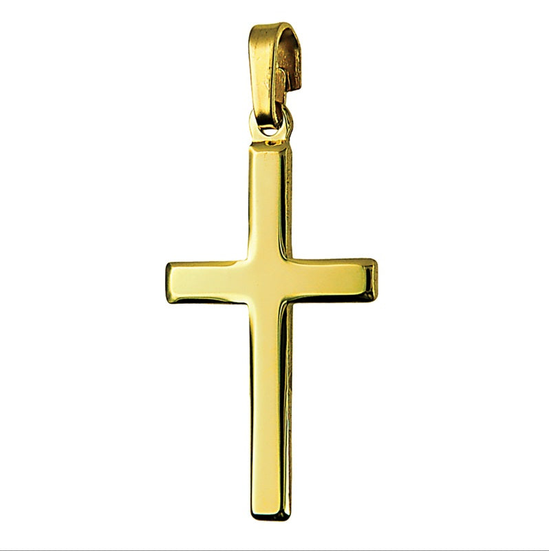 Parrys Jewellers 9ct Large Plain Cross