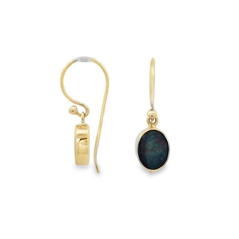 Parrys Jewellers Coober Pedy Opal Drop Earrings