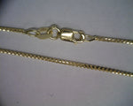 Parrys Jewellers 18ct Yellow Gold 1.1mm Franco Link Chain 45cm