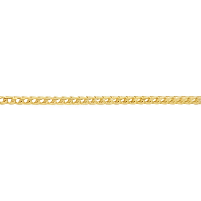 Parrys Jewellers 18ct Yellow Gold 1.1mm Franco Link Chain 45cm