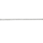 Parrys Jewellers 18ct White Gold Franco Link Chain 50cm