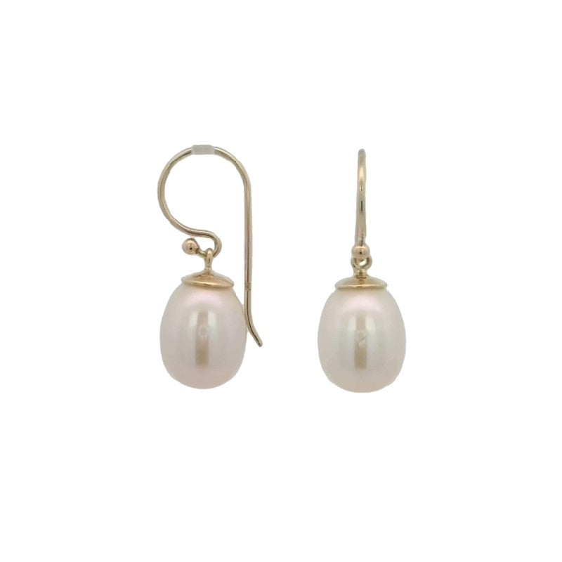 Parrys Jewellers Freshwater Pearl Drop Shepherds Hook Earrings