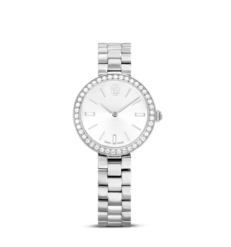 Swarovski Certa watch Swiss Made, Metal bracelet, Silver Tone, Stainless steel 5672998