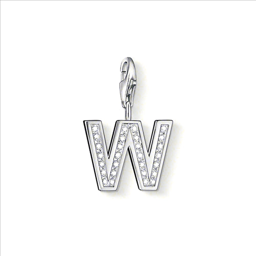 Thomas Sabo Club Charm CZ Letter 'W' CC245