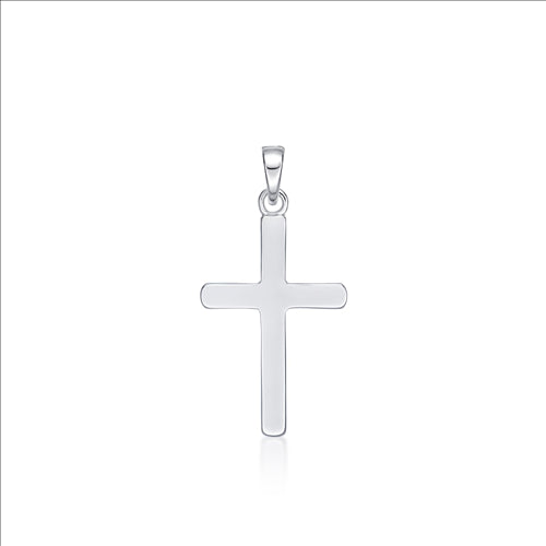 Parrys Jewellers Sterling Silver Plain Cross