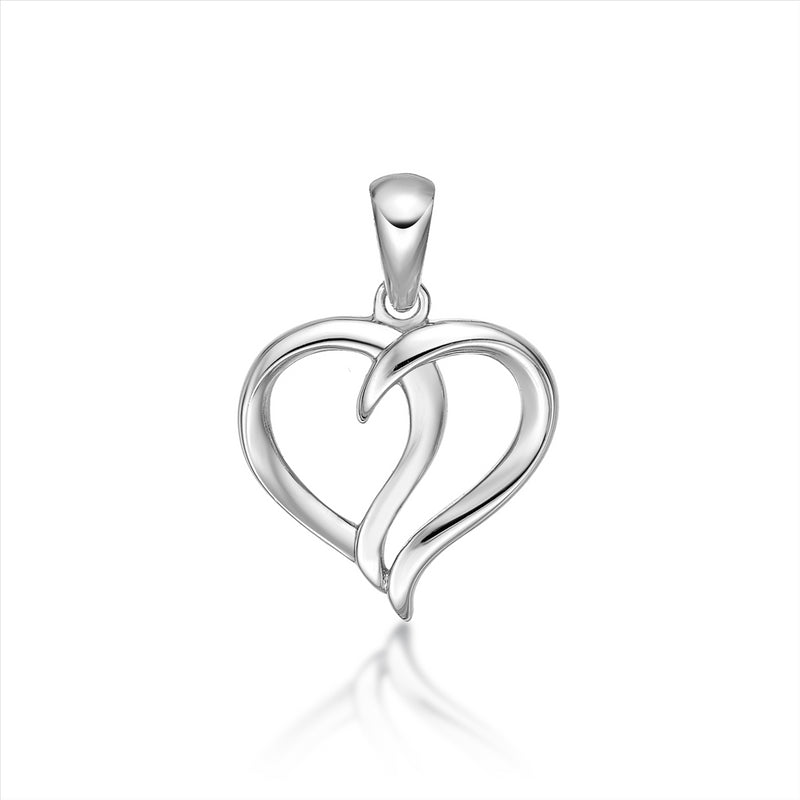 Parrys Jewellers Sterling Silver Love Pendant