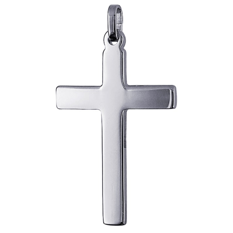 Parrys Jewellers Silver Large Plain Cross