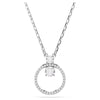 Swarovski Constella Pendant Pavé, Round Cut, White, Rhodium Plated 5692261