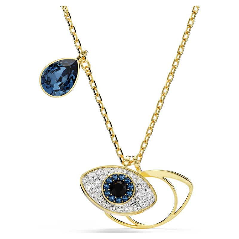 Swarovski Symbolica Pendant Evil Eye, Blue, Gold-Tone Plated 5692178