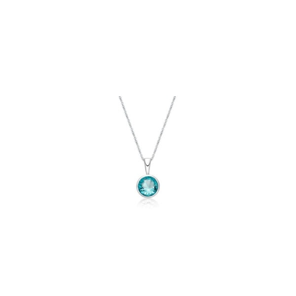 Parrys Jewellers March Birthstone Bezel Pendant