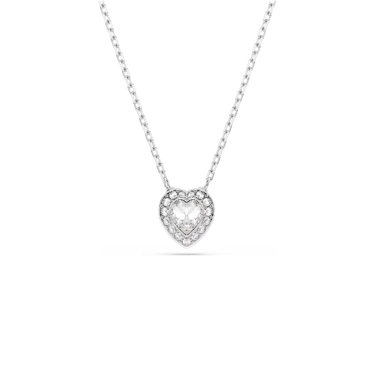 Swarovski Ariana Grande x Swarovski pendant Mixed cuts, Heart, White, Rhodium plated 5720852