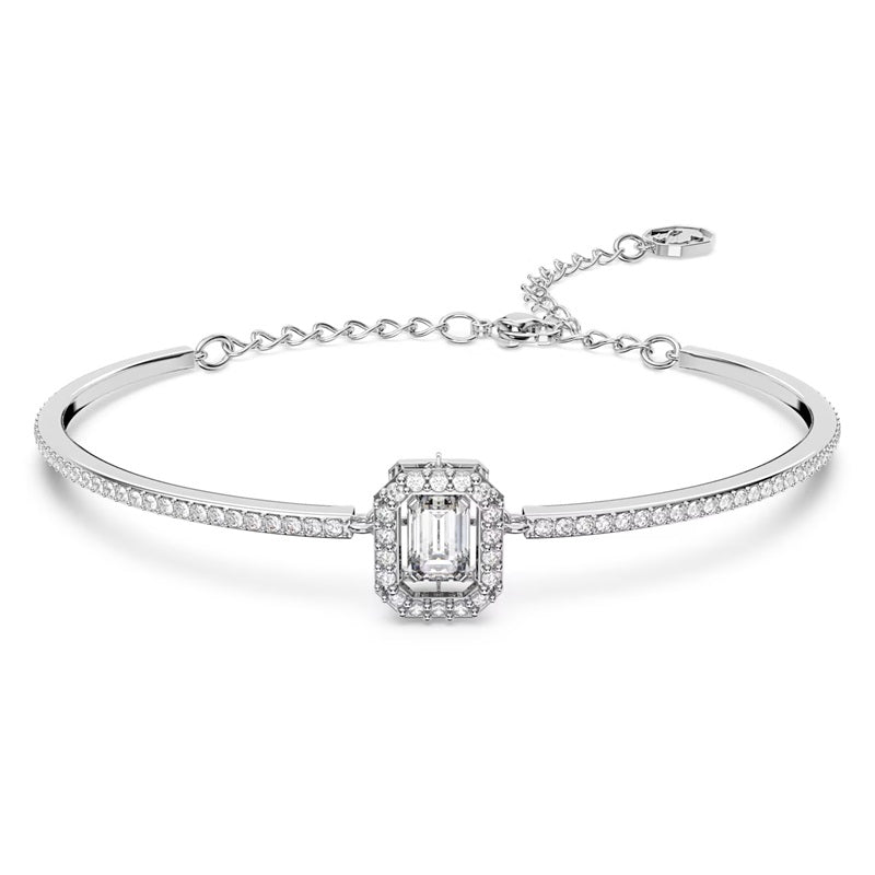 Swarovski Millenia Bangle Octagon Cut, White, Rhodium Plated M 5638494