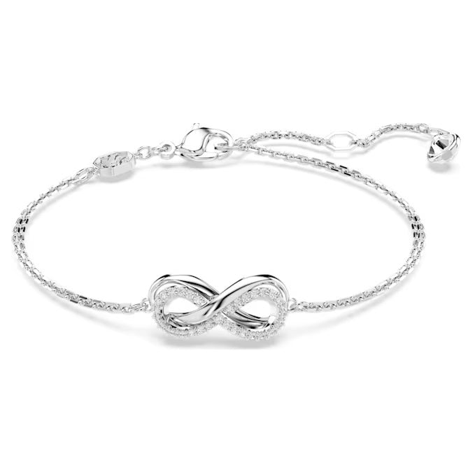 Swarovski Hyperbola bracelet Infinity, White, Rhodium plated M 5679664