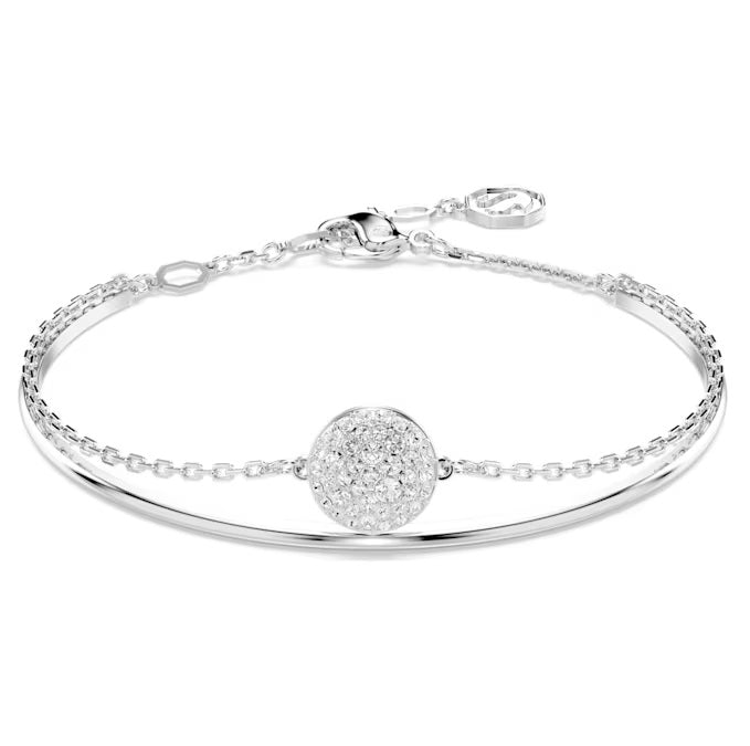 Swarovski Sublima bangle White, Rhodium plated 5683447