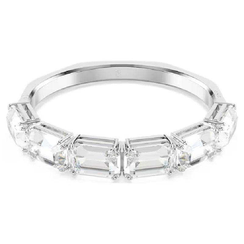 Swarovski Millenia Bangle Octagon cut, White, Rhodium plated 5696322