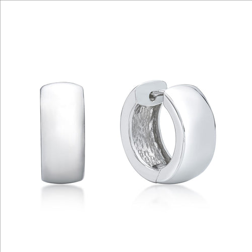 Parrys Jewellers S/Silver Huggie Earrings