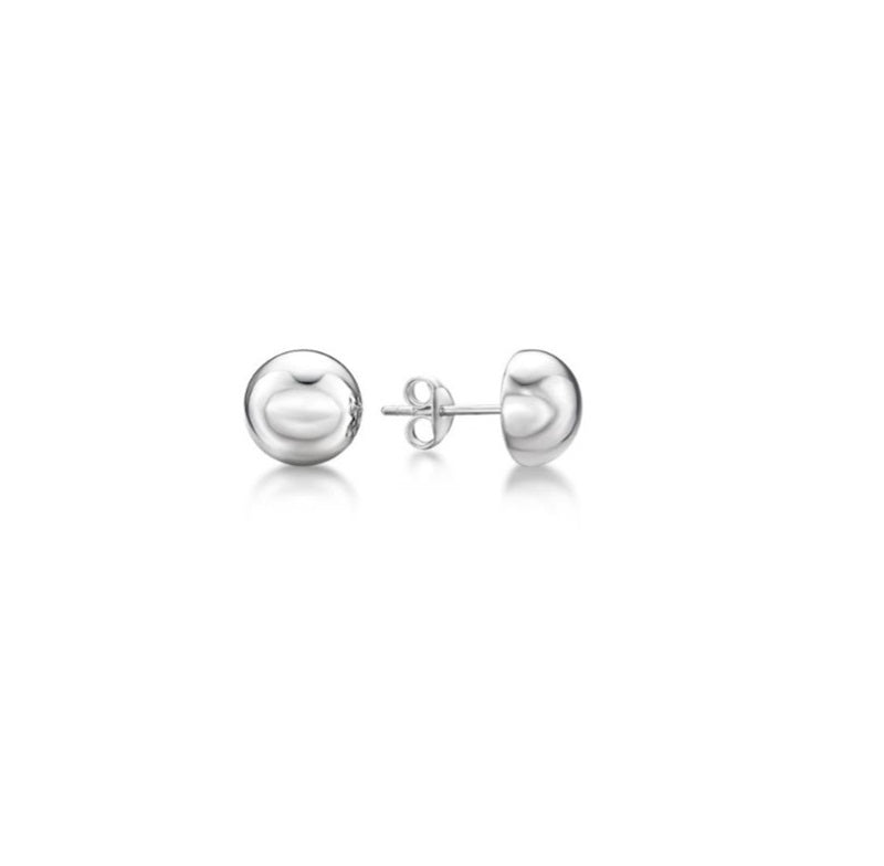 Parrys Jewellers Sterling Silver 6mm 1/2 Ball Stud Earrings