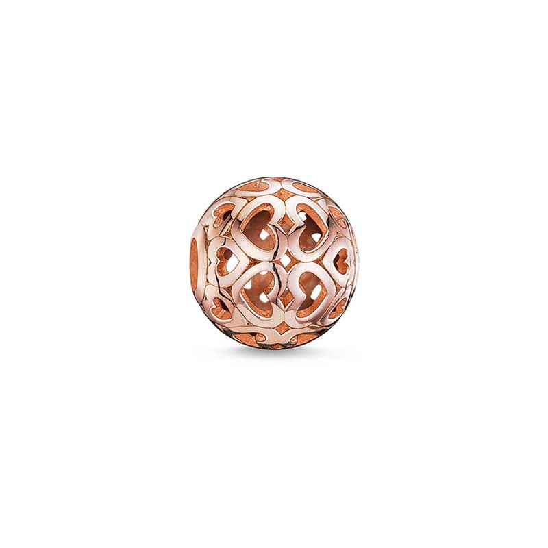 Thomas Sabo Rose Gold Plated Heart Karma Bead TK0018