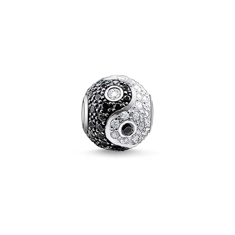 Thomas Sabo Black & White Yin-Yang Karma Bead TK0070