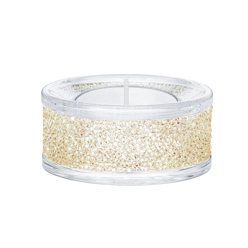 Swarovski Shimmer Tea Light Holders, Gold Tone 5428724