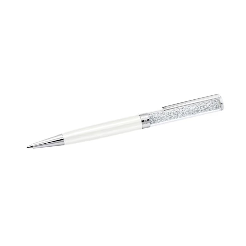 Swarovski Crystalline Ballpoint Pen - White, Chrome Plated 5224392