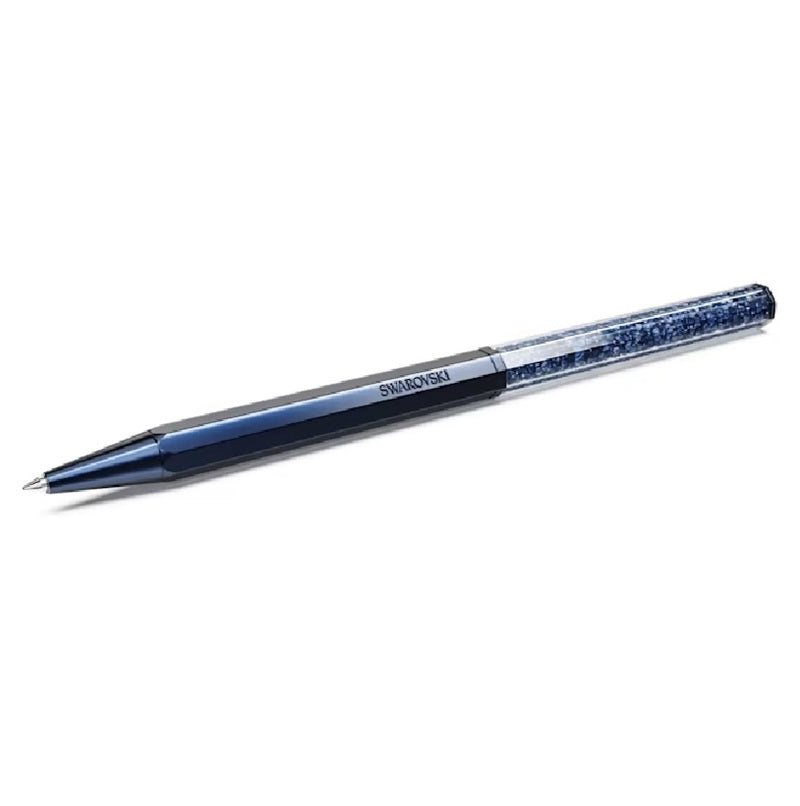 Swarovski Crystalline ballpoint pen Octagon shape, Blue, Blue lacquered 5669933