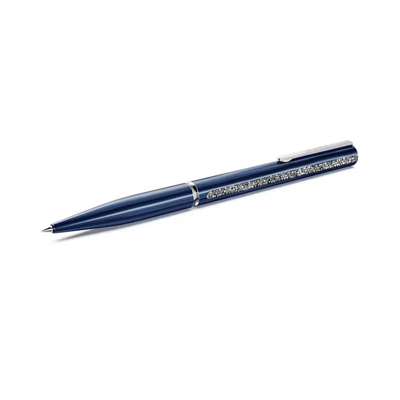 Swarovski Crystal Shimmer Glide ballpoint pen Blue, Blue lacquered, chrome plated 5707709