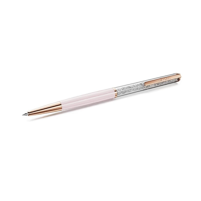 Swarovski Crystalline Silk ballpoint pen Pink, Pink lacquered, rose gold-tone plated 5709614