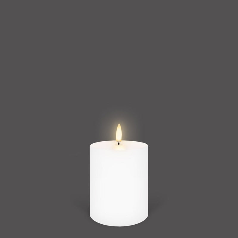 Uyuni Single Wick Nordic White Pillar